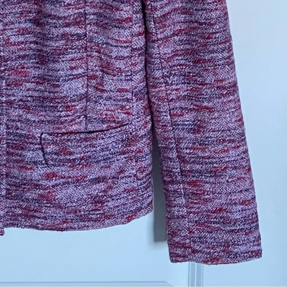 J. Crew Poppy Micro Tweed Cropped Jacket Blazer Size Small - 47726